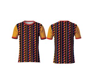 T-shirt en jersey décontracté de haute qualité 100% polyester avec motif uni pour impression personnalisée par sublimation 180 grammes - Product Image 4
