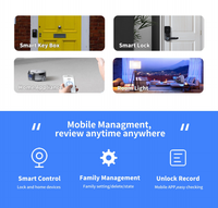 Volibel étanche Tuya TTlock APP électronique numérique empreinte digitale mural boîte à clés intelligente pour le stockage des clés de la maison