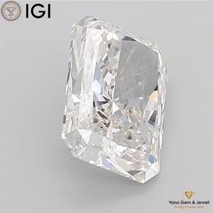 Diamante de Corte Radiante Brillante Forever de 4.00 CT, Cultivado en Laboratorio CVD, Color G, Claridad VVS2, Certificado IGI, para Anillo de Compromiso - Product Image 4