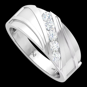 ZAWO HOUSE Luxury Diamond Moissanite Freshwater Pearl Heart <b>Ring</b> <b>Men</b> Women 14K Gold Plated Prong Setting Jewelry - Product Image 2