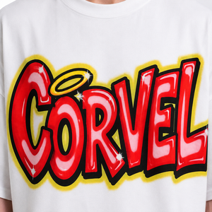 Customized Graphic Oversized Men's <b>shirts</b> Wholesale Heavyweight Cotton Crew Neck Bold Letter DTG Print Casual Streetwear Apparel - Product Image 2