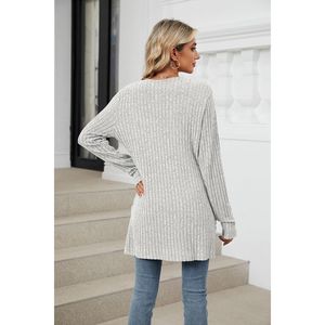 Cardigan Oversize Leggero da Donna a Maniche Lunghe, Maglione Casual alla Moda per le Vacanze Autunnali, Categoria Cappotto - Product Image 3