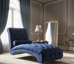 Chaise en velours moderne très vendue, coussin en mousse confortable, dossier ergonomique, meubles de salon, de chambre à coucher - Product Image 2