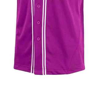 เสื้อเบสบอลซอฟต์บอลผ้าโพลีเอสเตอร์นุ่มแบบใหม่มาแรง ขายดีที่สุด พร้อมลายเสื้อแบบแถบ - Product Image 6