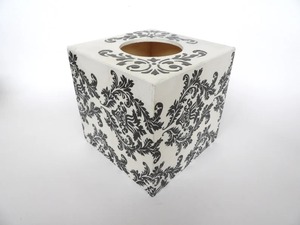 Boîte à mouchoirs en bois imprimée et faite à la main, design classique, qualité supérieure, vente chaude - Product Image 2