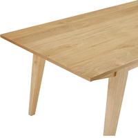 Mesa de Centro Moderna Estilo Japandi, Minimalista, de Madera Sólida con Texturas Orgánicas, Diseño Contemporáneo de Líneas Limpias, Rectangular, Fácil de Armar