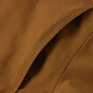 Chemise-veste en toile marron pour homme avec fermeture boutonnée et poches poitrine, style workwear, coupe classique, pour l'automne - Product Image 6