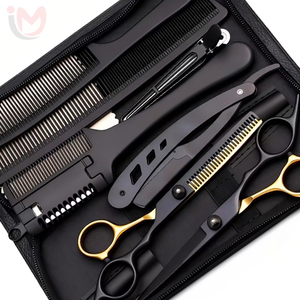 Professional Stainless Steel Salon Hair Scissors Clean Combination Straight & Thinning Scissors with Styling Comb - Product Image 4