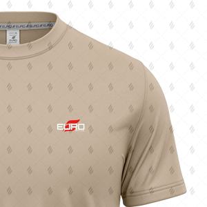 T-shirt décontracté pour homme en coton uni, coupe classique, tissu tricoté respirant et design facile à porter résistant aux plis - Product Image 2