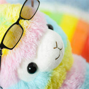 Peluche de Alpaca Arpakasso Arcoíris Kawaii, Muñeco de Peluche Suave, Objeto Decorativo Bonito, Regalo - Product Image 3