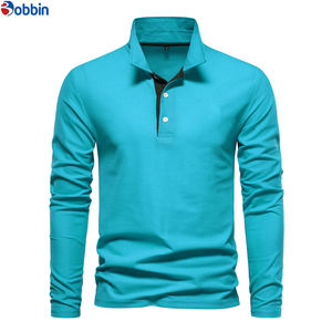 Camisa de Hombre Moderna y Casual, Unisex, Transpirable, de Punto, Poliéster/Algodón, Bordada, Manga Larga, Color Sólido, Cuello Camisero - Product Image 6