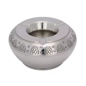 Cenicero Portátil Moderno de Acero Inoxidable con Tapa, Soporte para Cigarros sin Humo, para Hogar, Oficina y Exteriores - Product Image 6