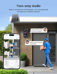 Ubox جودة عالية 8 ميجا بكسل 20x تكبير بصري في الهواء الطلق Ip66 تتبع الحركة بتقنية PTZ تعمل بالطاقة الشمسية 4k - Product Image 3