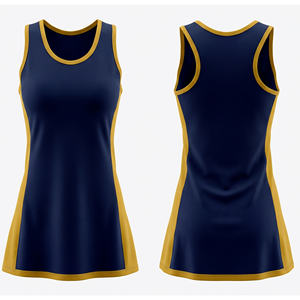 Uniforme de Netball Premium 2026, Corte Ajustado, Diseño Personalizado, Producción de Alta Calidad en Poliéster/Algodón, Venta al Por Mayor - Product Image 1