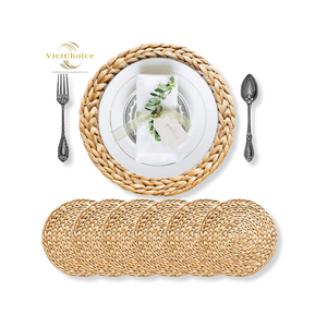 VietChoice Set de table en jacinthe d'eau 100% naturelle, écologique, peint à la main, personnalisable, vente en gros, OEM, ODM - Product Image 3