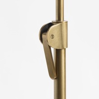 Lampe sur pied industrielle en laiton, écologique, durable et personnalisable, avec abat-jour en cage amovible, douille E27, pour la décoration moderne de la maison, Diwali