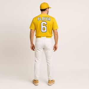 Uniforme de Béisbol Personalizado para Adultos, Transpirable, con Protección UPF 50, Antihumedad, Antibacteriano, para Todas las Temporadas - Product Image 2