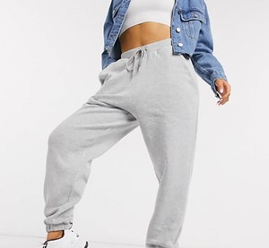 women sweatpants joggers high waist cotton fleece casual lounge wear ladies jogger sweatpants comfortable casual <b>pants</b> - Product Image 1