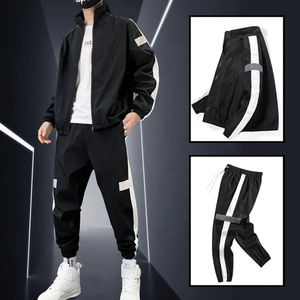 กางเกงวอร์ม/ชุดจ็อกเกอร์/ชุดคาร์โก้ผู้ชายขายดีปี 2026 รับสกรีนโลโก้ คุณภาพสูง ระบายอากาศได้ดี เหมาะสำหรับฤดูหนาว สไตล์ลำลอง ซิปแบบพาราชูท 100% - Product Image 2