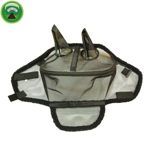 Máscara de moscas de caballo con protección UV \ Máscara de moscas de PVC de caballo \ Velo de mosca de caballo - Product Image 3