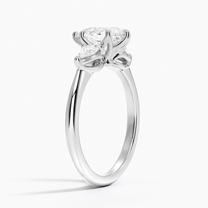 BOJ <b>Ring</b> 077 Pear Cut 925 <b>Silver</b> Halo Prong Stone <b>Solitaire</b> Diamond <b>Ring</b> 2ct D Color VVS1 Moissanite GRA Certified Low Price - Product Image 2