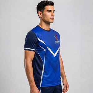 Customized Design <b>Soccer</b> Jersey Blank Plain Style Heat-Transfer Printing Sports Player Unisex Short Sleeve Breathable Quick Dry - Product Image 5
