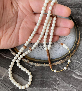 Nuevo Modelo de Alta Calidad, Tasbih de Hueso de Búfalo Blanco, Rosario de Oración con Cuentas de Hueso de Búfalo, Misbaha de Tamaño Personalizado a Bajo Precio - Product Image 4