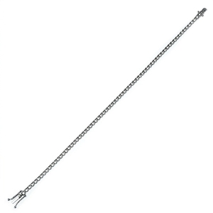 Montura para Pulsera de Tenis de 3.2mm y 4 Puntas - Plata de Ley 925 - Product Image 1