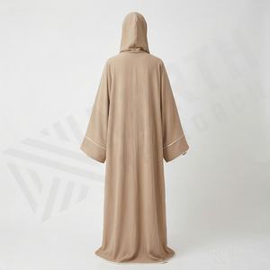 Abayas personnalisées de dernière conception, les plus vendues, fabriquées en gros, prix raisonnables, vêtements musulmans en lin et mousseline - Product Image 2