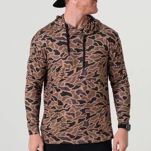 Camiseta con Capucha de Pesca de Manga Larga de Diseño Personalizado de Fábrica, para Hombre y Mujer, UPF50+, Ligera - Product Image 2