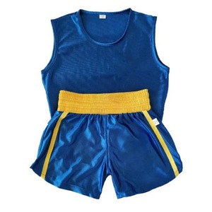 Uniforme de Boxeo Profesional Personalizado, Conjunto de Uniforme de Boxeo Hecho a Medida, Tela de Poliéster Ligera y Transpirable, Ropa Deportiva de Entrenamiento para Adultos, OEM - Product Image 3