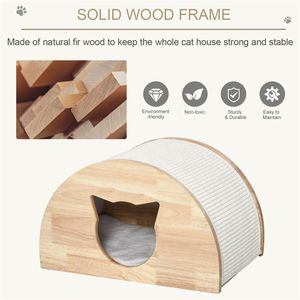 Cuccia per animali con torre per gatti e scale - Product Image 5