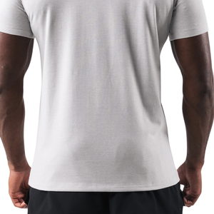 Camiseta Clásica Zero para Hombre, Color Gris Claro, Manga Corta, Cómoda, de Algodón Premium, para Gimnasio, Uso Casual, Venta al Por Mayor - Product Image 5