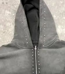 Chándal Deportivo con Capucha para Hombre, Personalizado, de Invierno, Color Sólido, Informal, a la Moda, 100% Algodón, Transpirable, Ligero, Talla Adulto - Product Image 2