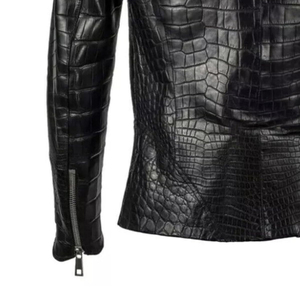 Nueva Chaqueta de Invierno de Cuero Personalizada para Hombre, Cuello Alto, Tela Ecológica, Logotipo Frontal, Alta Calidad, Estilo Urbano - Product Image 5