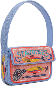 Custom Made with White Beads Hand Made Woven Cotton Bags with Cotton Handles Ideal for Resale Suitable Multipurpose <b>Storage</b> Bags - Product Image 2