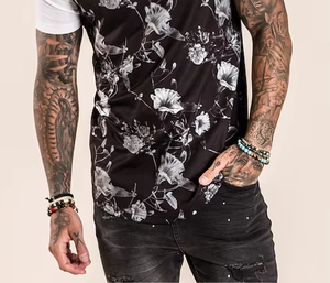 เสื้อยืดแขนยาวทรงหลวม คอวี ผ้าถักโพลีเอสเตอร์/คอตตอน แต่งตะเข็บสีตัดกัน สำหรับผู้ชายและผู้หญิง สไตล์ริงเกอร์ เหมาะสำหรับฤดูร้อน - Product Image 4