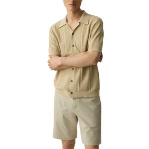 Camisa Casual de Manga Larga para Hombre, Multicolor, Cuello Camisero, Un Solo Botón, Poliéster/Algodón Ecológico de Secado Rápido - Product Image 3