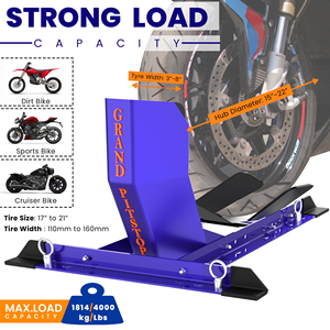 GRAND PITSTOP - Soporte Universal para Motocicleta, para Remolque, Completamente Ajustable, Desmontable y Plegable - Product Image 1