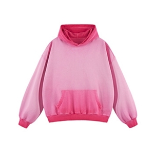 เสื้อฮู้ดผู้ชายสไตล์วินเทจพิมพ์ลายตามสั่ง ผ้าฝ้ายฟอกสี ทรงปกติ สำหรับเล่นกีฬาและวิ่งจ๊อกกิ้ง - Product Image 5