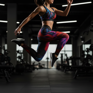 All Over Custom Own Design Printed Yoga Leggings Push Up Fitness Gym Running Workout Compression <b>Tights</b> Whole Sale Custom Pants - Product Image 3