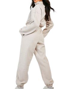 Conjuntos Deportivos de Invierno al por Mayor, Conjuntos de Sudadera para Mujer, Algodón, Proveedor, Ropa Deportiva Lisa, Chándales para Mujer - Product Image 1