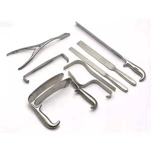9 Pcs Gluteos ENT Surgical Instruments <b>Set</b> Premium Quality Stainless Steel Manual CE Approved Class II ISO13485 - Product Image 1