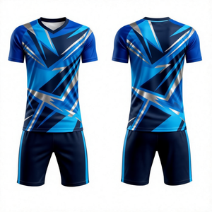 Ensemble de maillots d'entraînement de football personnalisés, short et maillot de football professionnels, vêtements d'entraînement sportifs respirants, tissu anti-transpiration - Product Image 3