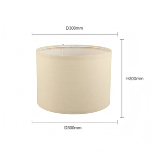 Liteng Modern Nordic Handmade Eco-Friendly Linen Fabric Cylinder Detachable <strong>Lampshade</strong> <strong>for</strong> Chandelier Floor/Table <strong>Lamps</strong> KD Model - Product Image 5