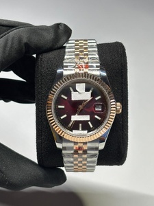 Nuevo Reloj de Cuarzo con Doble Esfera de Cristal y Caja de Acero Inoxidable de Lujo, con Diamantes, Estilo Hip Hop, para Venta de Exportación - Product Image 1