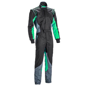 Traje de Motociclismo Unisex de Manga Larga, Color Negro y Azul con Bloques de Color, Transpirable, Alta Visibilidad, para Todas las Estaciones - Product Image 3