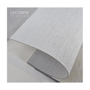 DECOWIN SMOCKY Blackout Roller <b>Shade</b> for French <b>Windows</b> – Solid Fabric Interior Blind - Product Image 3