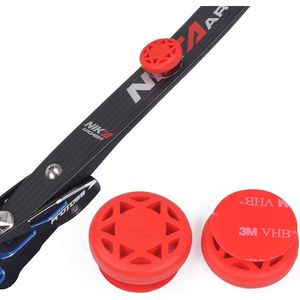 Ammortizzatore di Vibrazioni in Gomma Piena per Flettenti, Confezione da 2, Stabilizzatore per Arco Compound Giovanile, per Appassionati di Tiro con l'Arco - Product Image 4