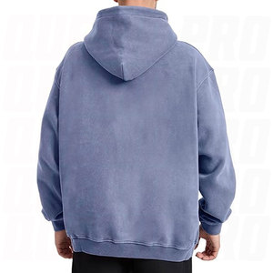 Sudadera con Capucha Oversize para Hombre y Parejas, Estilo Vintage con Lavado Ácido, Tejido Suave, Unisex, Estilo Americano - Product Image 3
